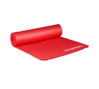 Relaxdays 4x tappetino da yoga imbottito in rosso