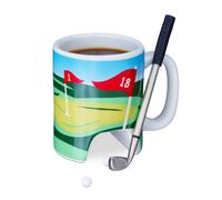 Relaxdays 4x tazza golf con mazza Mug originali