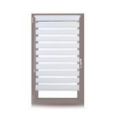 Relaxdays 4x tende bianche a rullo 70x150 cm