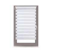 Relaxdays 4x tende bianche a rullo 80x150 cm