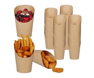 Relaxdays 500 bicchieri kraft