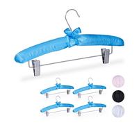 Relaxdays 50x grucce appendiabiti di raso azzurre