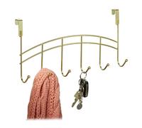 Relaxdays 5x Appendiabiti con 6 ganci sopraporta