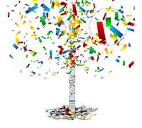 Relaxdays 5x sparacoriandoli 80 cm colorati