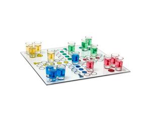Relaxdays 5x ludo gioco alcolico