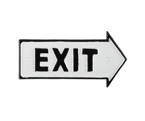 Relaxdays 5x Targhetta Exit