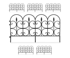 Relaxdays 60x bordura per aiuole nera