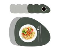 Relaxdays 6pz tovagliette+sottob.