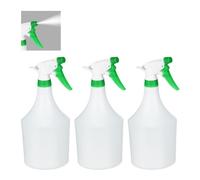 Relaxdays 6x Bottiglie spray in plastica verde 1L