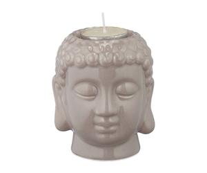 Relaxdays 6x Portacandele con testa di Budda