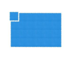 Relaxdays 72x tappeto da fitness a puzzle