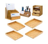 Relaxdays 7x accessori Set da scrivania