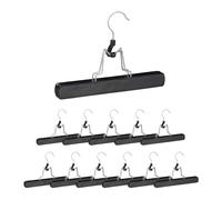 Relaxdays 84x grucce nere con morsetto