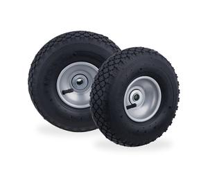 Relaxdays 8x ruote per carrello portapacchi