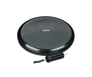 Relaxdays 9x cuscino propriocettivo nero con nodi