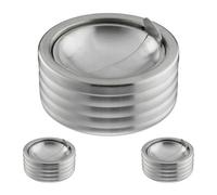 Relaxdays 9x posacenere inox