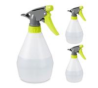 Relaxdays 9x Spruzzino Nebulizzatore, Set da 9, 500 ml, Bottiglietta Spray, Spruzzo Nebulizzante e a Getto, Plastica, Bianco