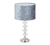 Lampada da tavolo con paralume di stoffa Abat-jour vintage 48 cm 1,6 kg