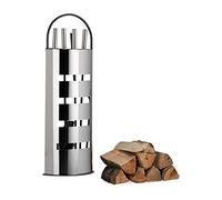 Set per camino Porta attrezzi moderno 5 pz. Acciaio inox Set accessori camino