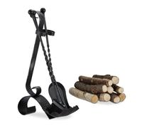 Relaxdays Accessori camino in stile antico 4 parti