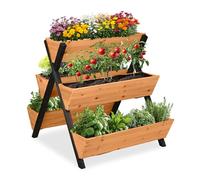 Aiuola Rialzata Balcone Contenitore Piante 5 Vasi Fiori Fioriere HLP 82x75x90 cm