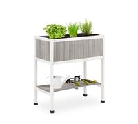 Relaxdays Aiuola rialzata in legno