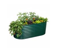 Aiuola rialzata ortaggi fiori erbe piante giardino urbano vaso pomodori