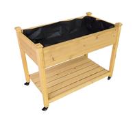 Relaxdays Aiuola su rotelle