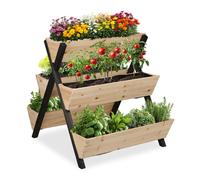 Aiuola Rialzata Balcone Contenitore Piante 5 Vasi Fiori Fioriere HLP 82x75x90 cm