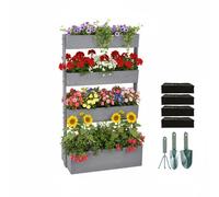 Relaxdays Aiuola verticale con cassette