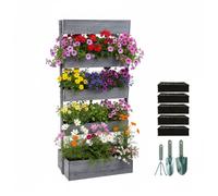 Relaxdays Aiuola verticale con cassette