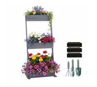 Relaxdays Aiuola verticale con cassette