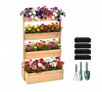 Relaxdays Aiuola verticale con cassette