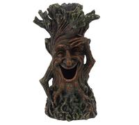 Relaxdays Albero decorativo per acquario con volto