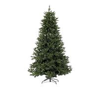 Albero di Natale Artificiale Relaxdays, 240 cm, Abete Nordico, con Base, Punte in PVC, Albero di Natale Naturale, Verde