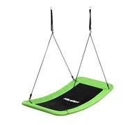Relaxdays Altalena a Nido Curva, per Bambini e Adulti, 150 kg, multiposto, LxP: 150x80 cm, Verde