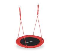 Relaxdays Altalena da giardino a nido 90 cm