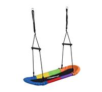 Relaxdays Altalena nido ovale 150kg con maniglie