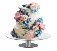 Relaxdays Alzatina girevole per torte Ø 30cm