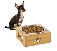 Relaxdays Alzatina per ciotola da 400 ml per cani