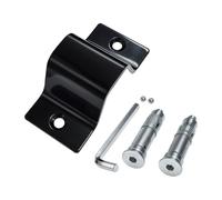 Relaxdays Ancoraggi parete/pavimento bici e moto