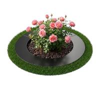 Relaxdays Anello per Alberi, Bordo Prato e arbusti, D 60 cm, Acciaio zincato, Antracite