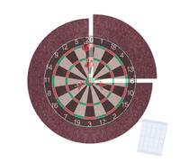 Relaxdays Anello protettivo bersaglio 4pz feltro