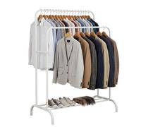 Relaxdays Appendiabiti 2 aste ripiano