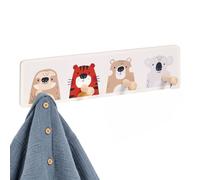 Relaxdays Appendiabiti bambini 4 ganci 10 x 38 cm