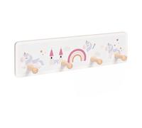 Relaxdays Appendiabiti bambini 4 ganci 10 x 38 cm