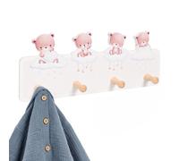 Relaxdays Appendiabiti bimbi 4 ganci, 15 x 38 cm