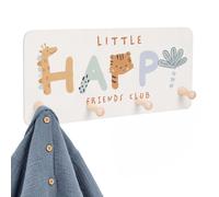 Relaxdays Appendiabiti bimbi 4 ganci 20x40 cm