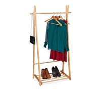 Stand appendiabiti Attaccapanni autoportante Organizer per scarpe Legno 5 kg