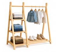 Relaxdays Appendiabiti per bambini in pino